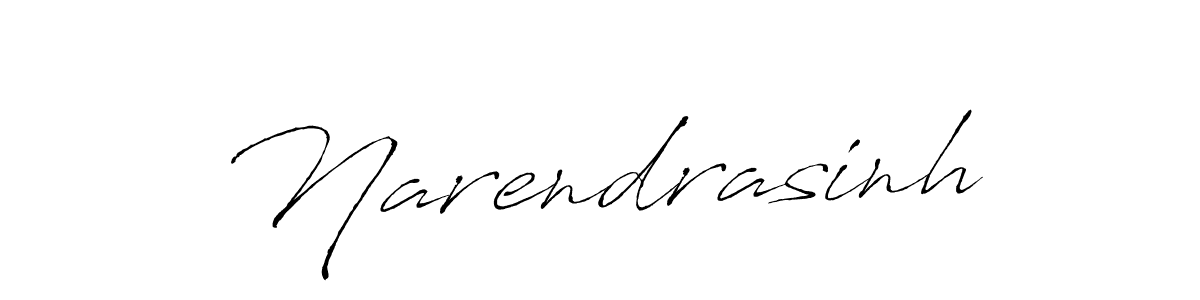 Make a beautiful signature design for name Narendrasinh. With this signature (Antro_Vectra) style, you can create a handwritten signature for free. Narendrasinh signature style 6 images and pictures png