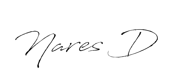 Also we have Nares D name is the best signature style. Create professional handwritten signature collection using Antro_Vectra autograph style. Nares D signature style 6 images and pictures png