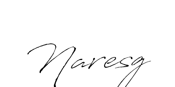 Make a beautiful signature design for name Naresg. With this signature (Antro_Vectra) style, you can create a handwritten signature for free. Naresg signature style 6 images and pictures png