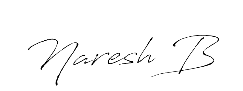 Also we have Naresh B name is the best signature style. Create professional handwritten signature collection using Antro_Vectra autograph style. Naresh B signature style 6 images and pictures png