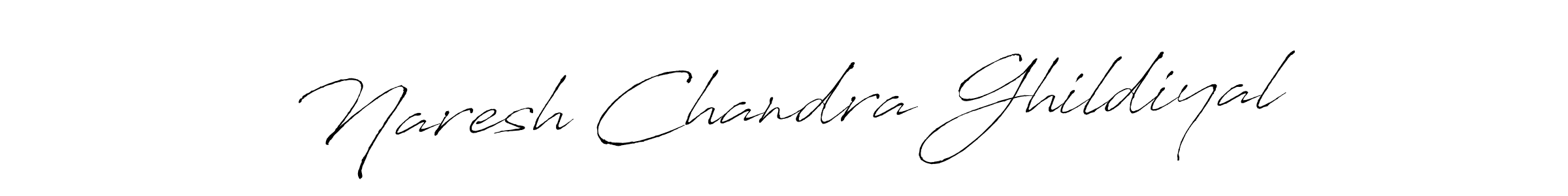 Similarly Antro_Vectra is the best handwritten signature design. Signature creator online .You can use it as an online autograph creator for name Naresh Chandra Ghildiyal. Naresh Chandra Ghildiyal signature style 6 images and pictures png