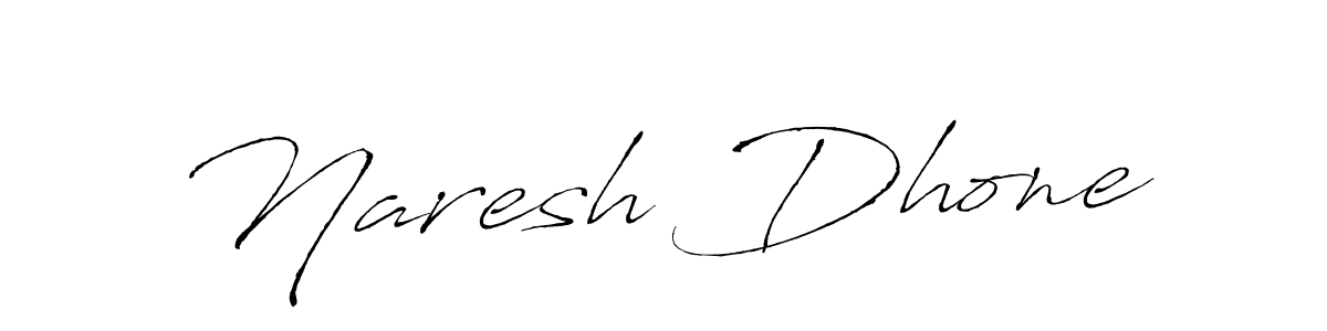 Create a beautiful signature design for name Naresh Dhone. With this signature (Antro_Vectra) fonts, you can make a handwritten signature for free. Naresh Dhone signature style 6 images and pictures png