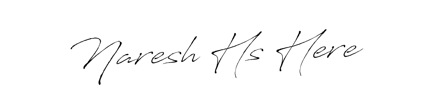 It looks lik you need a new signature style for name Naresh Hs Here. Design unique handwritten (Antro_Vectra) signature with our free signature maker in just a few clicks. Naresh Hs Here signature style 6 images and pictures png