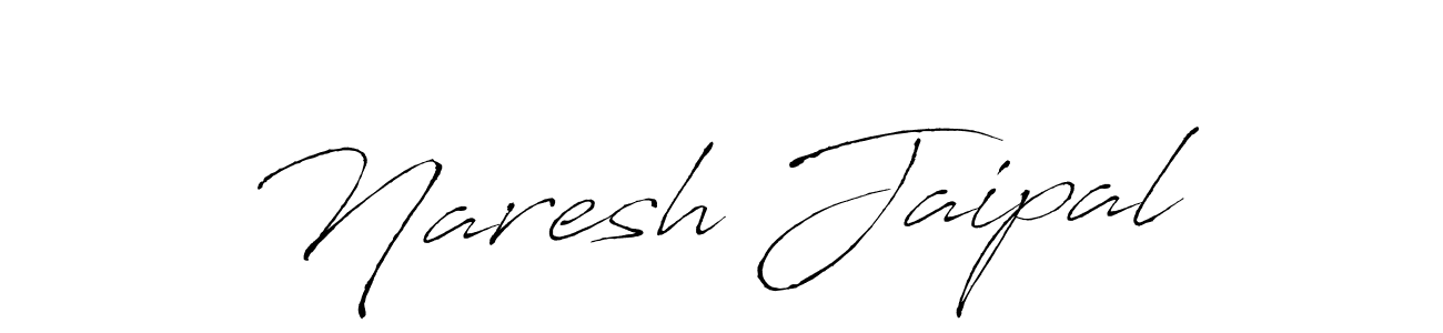 Make a beautiful signature design for name Naresh Jaipal. With this signature (Antro_Vectra) style, you can create a handwritten signature for free. Naresh Jaipal signature style 6 images and pictures png