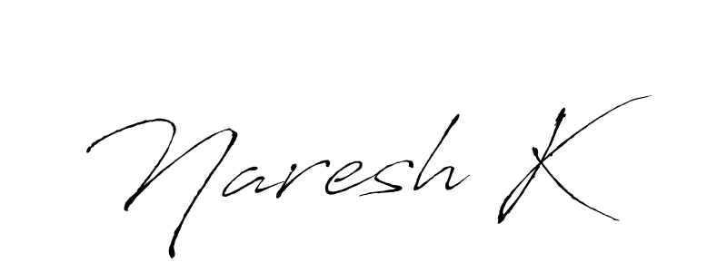 Also You can easily find your signature by using the search form. We will create Naresh K name handwritten signature images for you free of cost using Antro_Vectra sign style. Naresh K signature style 6 images and pictures png