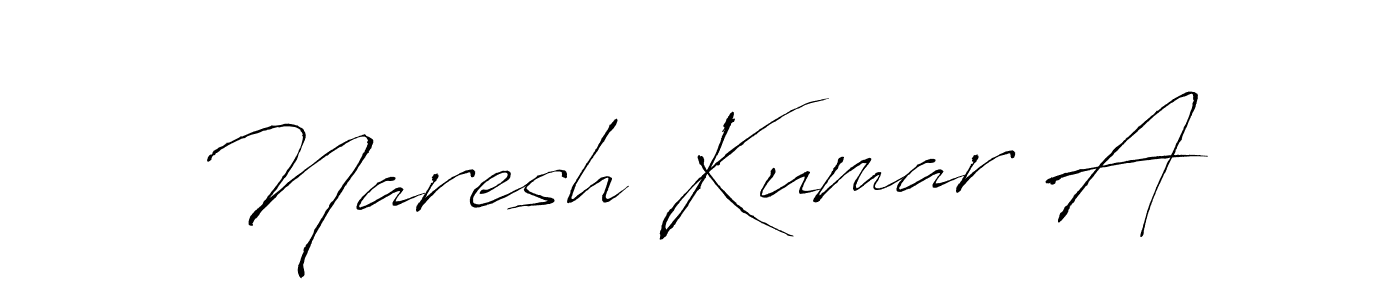 You can use this online signature creator to create a handwritten signature for the name Naresh Kumar A. This is the best online autograph maker. Naresh Kumar A signature style 6 images and pictures png