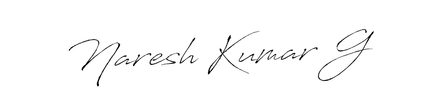 Make a short Naresh Kumar G signature style. Manage your documents anywhere anytime using Antro_Vectra. Create and add eSignatures, submit forms, share and send files easily. Naresh Kumar G signature style 6 images and pictures png