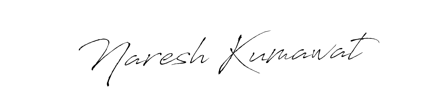 Create a beautiful signature design for name Naresh Kumawat. With this signature (Antro_Vectra) fonts, you can make a handwritten signature for free. Naresh Kumawat signature style 6 images and pictures png