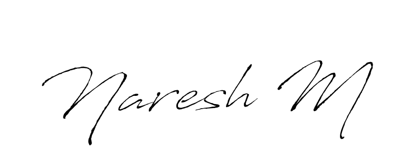 Make a beautiful signature design for name Naresh M. Use this online signature maker to create a handwritten signature for free. Naresh M signature style 6 images and pictures png