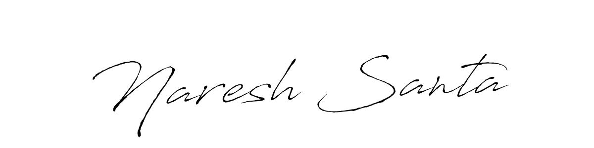 You should practise on your own different ways (Antro_Vectra) to write your name (Naresh Santa) in signature. don't let someone else do it for you. Naresh Santa signature style 6 images and pictures png