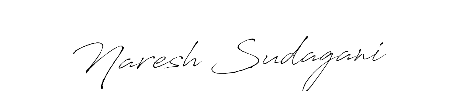 Make a beautiful signature design for name Naresh Sudagani. Use this online signature maker to create a handwritten signature for free. Naresh Sudagani signature style 6 images and pictures png