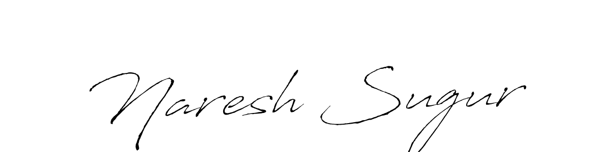 Antro_Vectra is a professional signature style that is perfect for those who want to add a touch of class to their signature. It is also a great choice for those who want to make their signature more unique. Get Naresh Sugur name to fancy signature for free. Naresh Sugur signature style 6 images and pictures png