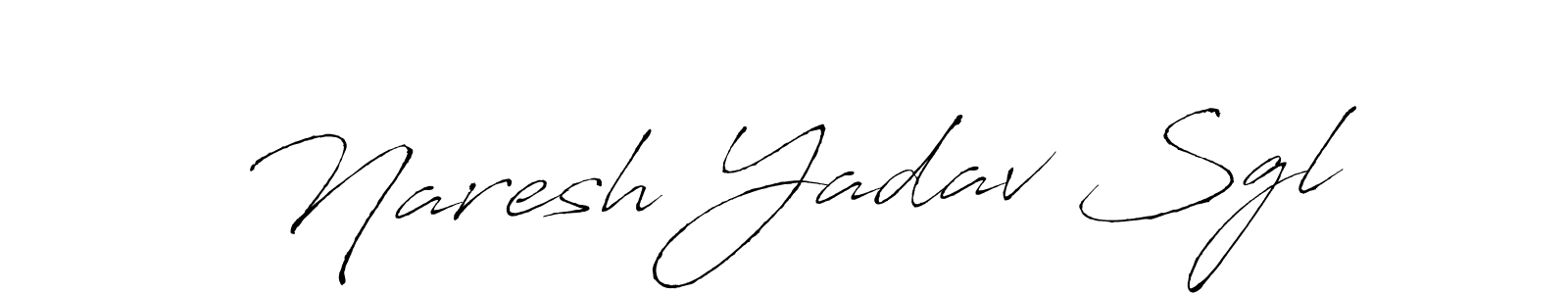 Naresh Yadav Sgl stylish signature style. Best Handwritten Sign (Antro_Vectra) for my name. Handwritten Signature Collection Ideas for my name Naresh Yadav Sgl. Naresh Yadav Sgl signature style 6 images and pictures png