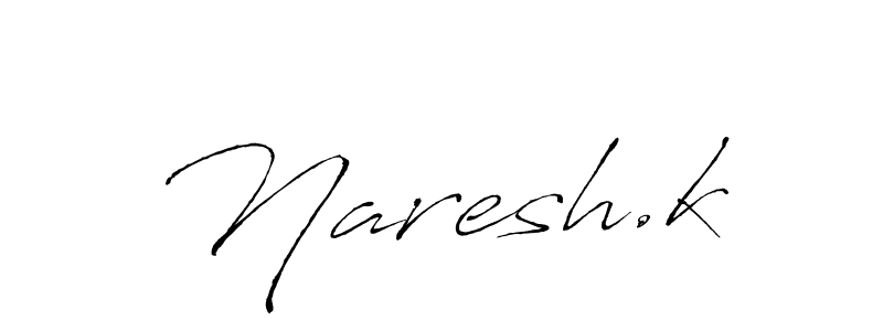 It looks lik you need a new signature style for name Naresh.k. Design unique handwritten (Antro_Vectra) signature with our free signature maker in just a few clicks. Naresh.k signature style 6 images and pictures png