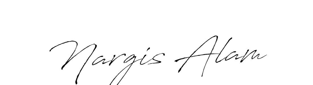 How to make Nargis Alam signature? Antro_Vectra is a professional autograph style. Create handwritten signature for Nargis Alam name. Nargis Alam signature style 6 images and pictures png