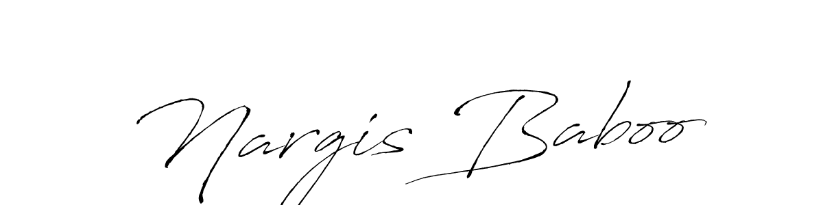 Also You can easily find your signature by using the search form. We will create Nargis Baboo name handwritten signature images for you free of cost using Antro_Vectra sign style. Nargis Baboo signature style 6 images and pictures png