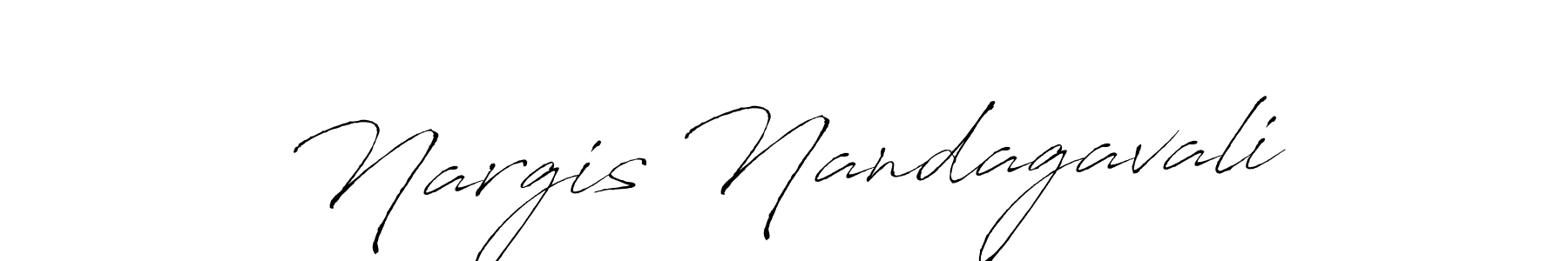 Similarly Antro_Vectra is the best handwritten signature design. Signature creator online .You can use it as an online autograph creator for name Nargis Nandagavali. Nargis Nandagavali signature style 6 images and pictures png