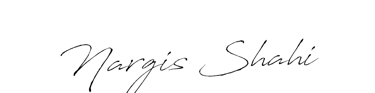Similarly Antro_Vectra is the best handwritten signature design. Signature creator online .You can use it as an online autograph creator for name Nargis Shahi. Nargis Shahi signature style 6 images and pictures png