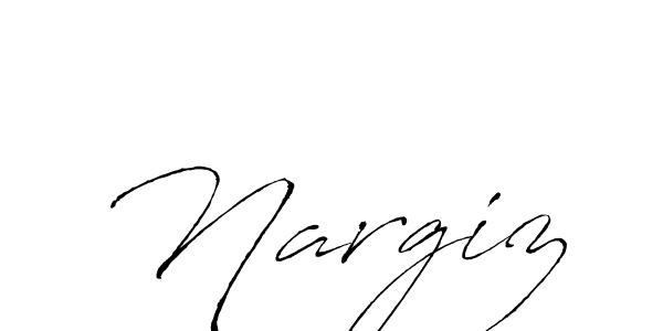 Use a signature maker to create a handwritten signature online. With this signature software, you can design (Antro_Vectra) your own signature for name Nargiz. Nargiz signature style 6 images and pictures png