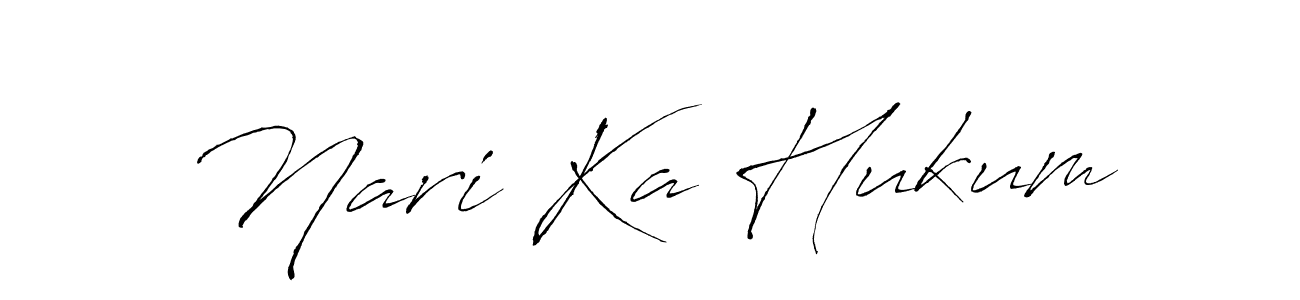 Also You can easily find your signature by using the search form. We will create Nari Ka Hukum name handwritten signature images for you free of cost using Antro_Vectra sign style. Nari Ka Hukum signature style 6 images and pictures png