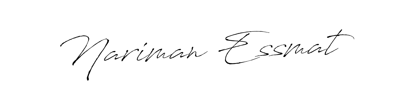 Nariman Essmat stylish signature style. Best Handwritten Sign (Antro_Vectra) for my name. Handwritten Signature Collection Ideas for my name Nariman Essmat. Nariman Essmat signature style 6 images and pictures png
