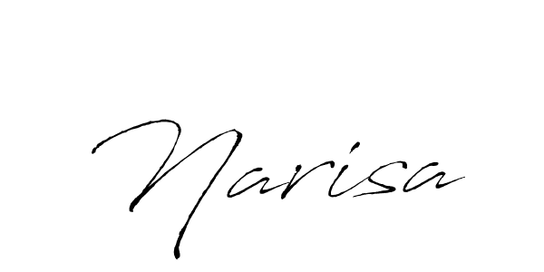 Create a beautiful signature design for name Narisa. With this signature (Antro_Vectra) fonts, you can make a handwritten signature for free. Narisa signature style 6 images and pictures png