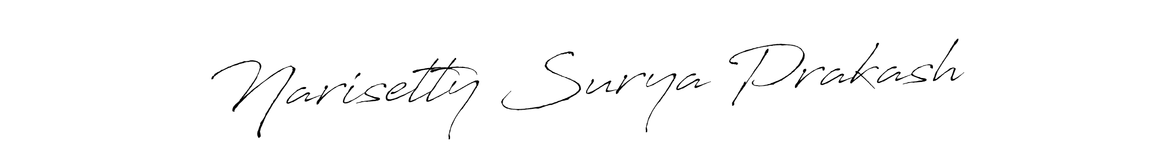 Similarly Antro_Vectra is the best handwritten signature design. Signature creator online .You can use it as an online autograph creator for name Narisetty Surya Prakash. Narisetty Surya Prakash signature style 6 images and pictures png