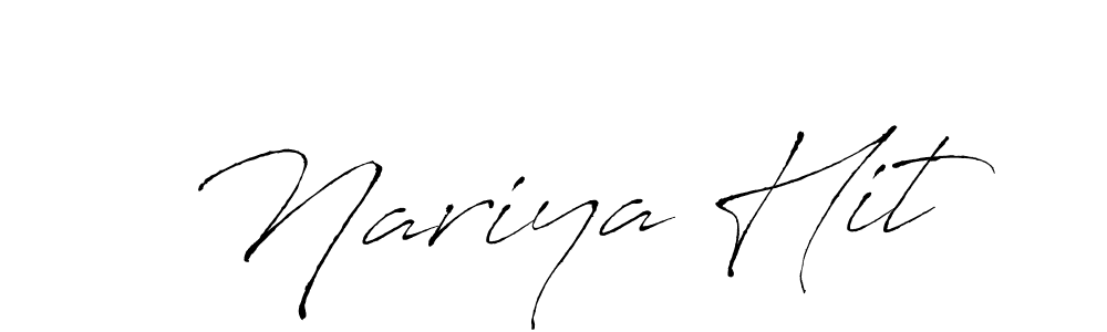 How to Draw Nariya Hit signature style? Antro_Vectra is a latest design signature styles for name Nariya Hit. Nariya Hit signature style 6 images and pictures png