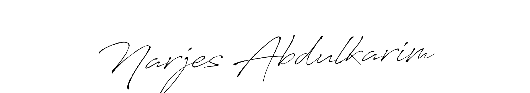 Also You can easily find your signature by using the search form. We will create Narjes Abdulkarim name handwritten signature images for you free of cost using Antro_Vectra sign style. Narjes Abdulkarim signature style 6 images and pictures png