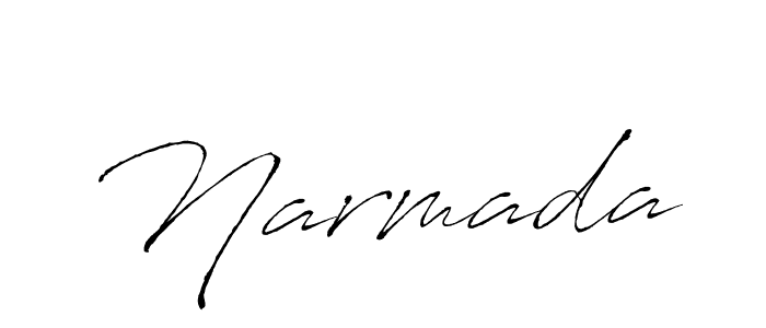 Design your own signature with our free online signature maker. With this signature software, you can create a handwritten (Antro_Vectra) signature for name Narmada. Narmada signature style 6 images and pictures png