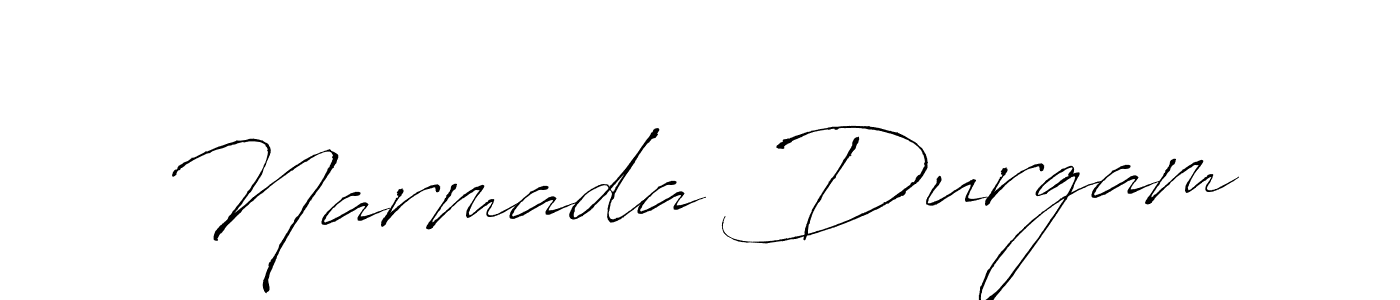 Narmada Durgam stylish signature style. Best Handwritten Sign (Antro_Vectra) for my name. Handwritten Signature Collection Ideas for my name Narmada Durgam. Narmada Durgam signature style 6 images and pictures png