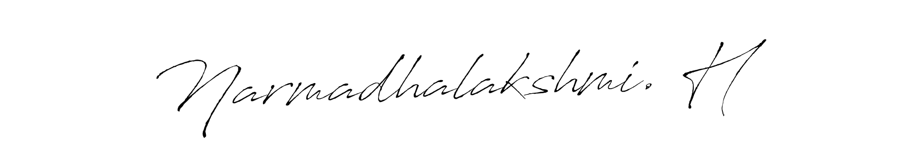 It looks lik you need a new signature style for name Narmadhalakshmi. H. Design unique handwritten (Antro_Vectra) signature with our free signature maker in just a few clicks. Narmadhalakshmi. H signature style 6 images and pictures png