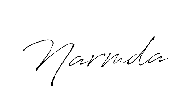 Narmda stylish signature style. Best Handwritten Sign (Antro_Vectra) for my name. Handwritten Signature Collection Ideas for my name Narmda. Narmda signature style 6 images and pictures png