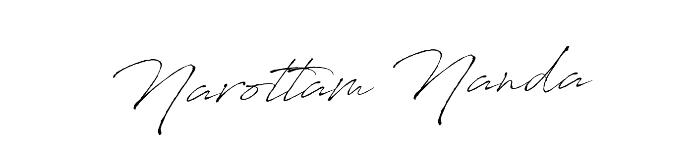 The best way (Antro_Vectra) to make a short signature is to pick only two or three words in your name. The name Narottam Nanda include a total of six letters. For converting this name. Narottam Nanda signature style 6 images and pictures png