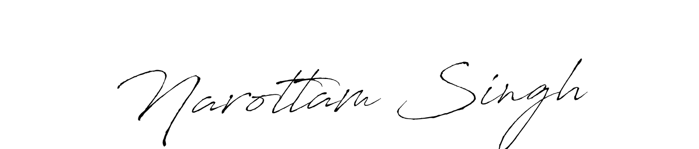 Use a signature maker to create a handwritten signature online. With this signature software, you can design (Antro_Vectra) your own signature for name Narottam Singh. Narottam Singh signature style 6 images and pictures png