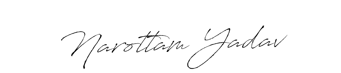 Use a signature maker to create a handwritten signature online. With this signature software, you can design (Antro_Vectra) your own signature for name Narottam Yadav. Narottam Yadav signature style 6 images and pictures png