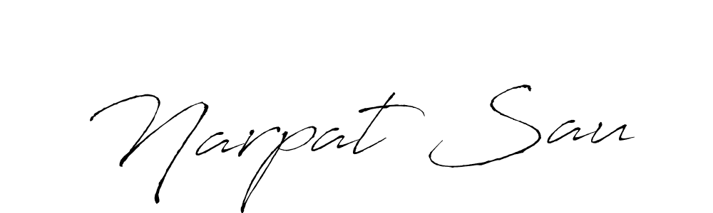 Design your own signature with our free online signature maker. With this signature software, you can create a handwritten (Antro_Vectra) signature for name Narpat Sau. Narpat Sau signature style 6 images and pictures png