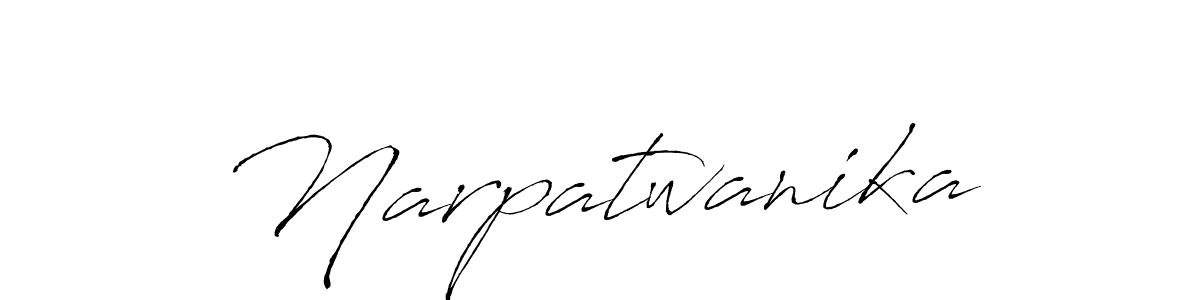 Similarly Antro_Vectra is the best handwritten signature design. Signature creator online .You can use it as an online autograph creator for name Narpatwanika. Narpatwanika signature style 6 images and pictures png