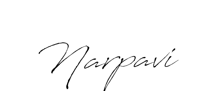 Design your own signature with our free online signature maker. With this signature software, you can create a handwritten (Antro_Vectra) signature for name Narpavi. Narpavi signature style 6 images and pictures png