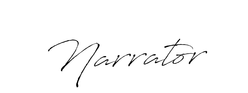 Similarly Antro_Vectra is the best handwritten signature design. Signature creator online .You can use it as an online autograph creator for name Narrator. Narrator signature style 6 images and pictures png