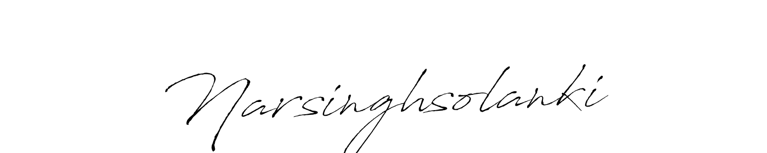 How to make Narsinghsolanki signature? Antro_Vectra is a professional autograph style. Create handwritten signature for Narsinghsolanki name. Narsinghsolanki signature style 6 images and pictures png