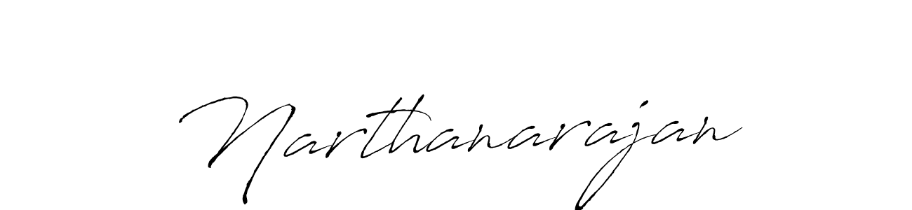 Use a signature maker to create a handwritten signature online. With this signature software, you can design (Antro_Vectra) your own signature for name Narthanarajan. Narthanarajan signature style 6 images and pictures png