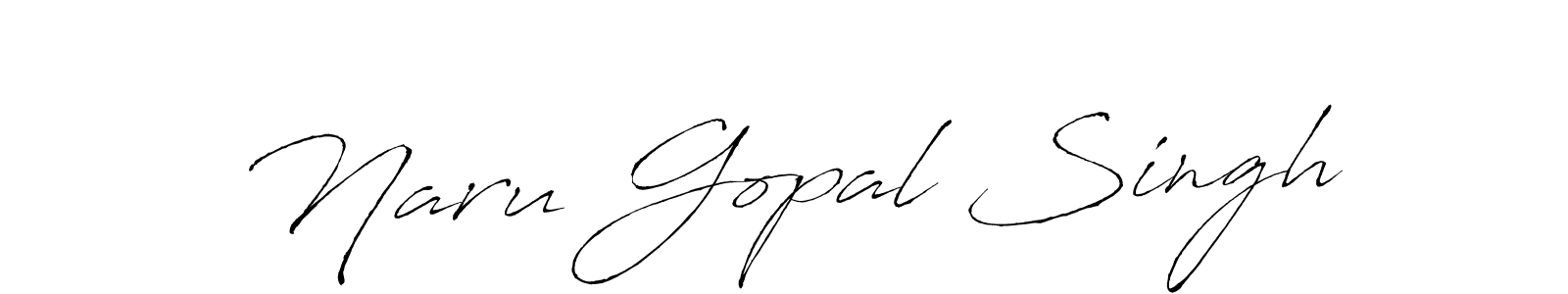 The best way (Antro_Vectra) to make a short signature is to pick only two or three words in your name. The name Naru Gopal Singh include a total of six letters. For converting this name. Naru Gopal Singh signature style 6 images and pictures png