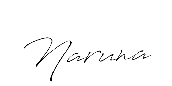 Naruna stylish signature style. Best Handwritten Sign (Antro_Vectra) for my name. Handwritten Signature Collection Ideas for my name Naruna. Naruna signature style 6 images and pictures png