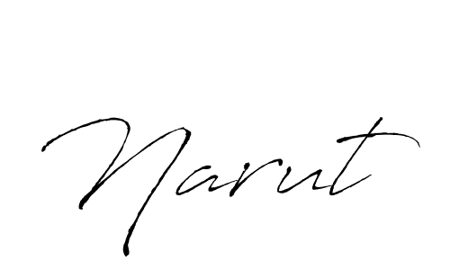 How to make Narut signature? Antro_Vectra is a professional autograph style. Create handwritten signature for Narut name. Narut signature style 6 images and pictures png