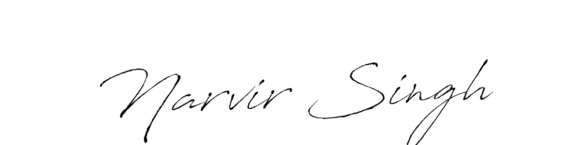 It looks lik you need a new signature style for name Narvir Singh. Design unique handwritten (Antro_Vectra) signature with our free signature maker in just a few clicks. Narvir Singh signature style 6 images and pictures png