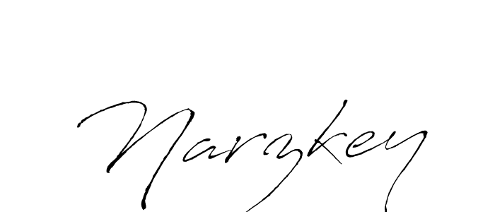 Narzkey stylish signature style. Best Handwritten Sign (Antro_Vectra) for my name. Handwritten Signature Collection Ideas for my name Narzkey. Narzkey signature style 6 images and pictures png