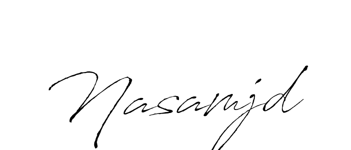 Also You can easily find your signature by using the search form. We will create Nasamjd name handwritten signature images for you free of cost using Antro_Vectra sign style. Nasamjd signature style 6 images and pictures png