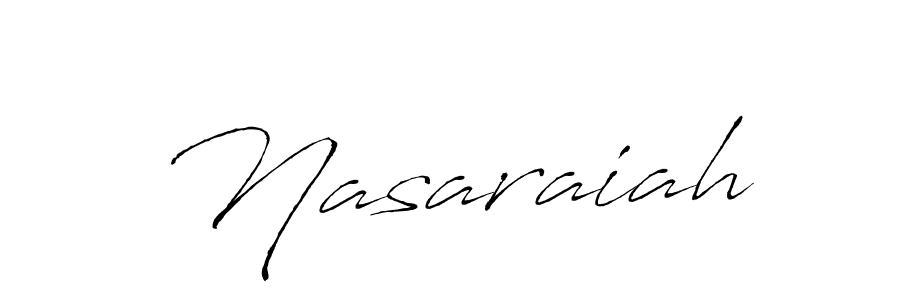 Use a signature maker to create a handwritten signature online. With this signature software, you can design (Antro_Vectra) your own signature for name Nasaraiah. Nasaraiah signature style 6 images and pictures png