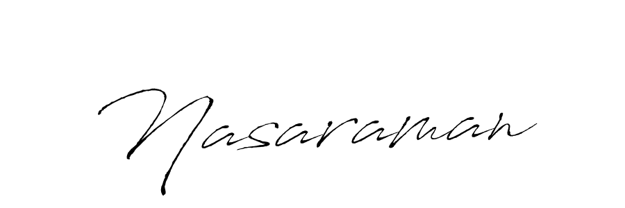 Create a beautiful signature design for name Nasaraman. With this signature (Antro_Vectra) fonts, you can make a handwritten signature for free. Nasaraman signature style 6 images and pictures png